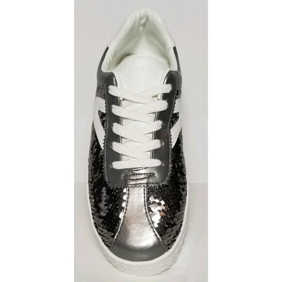 TRETORN CAMDEN SEQUIN CHILD SIZE 13 & 5   WHITE / GRAPHITE NEW / BOX - Picture 5 of 12